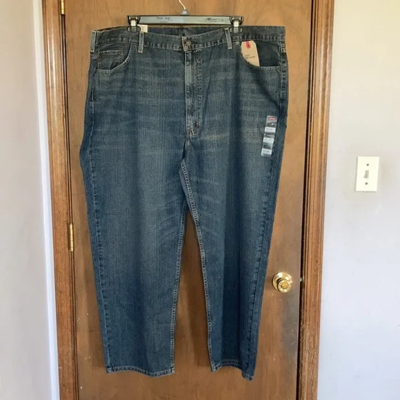 Relisted Levi’s 550 relaxed jean loose through thigh tapered leg cotton 38 46 50 - Picture 7 of 17